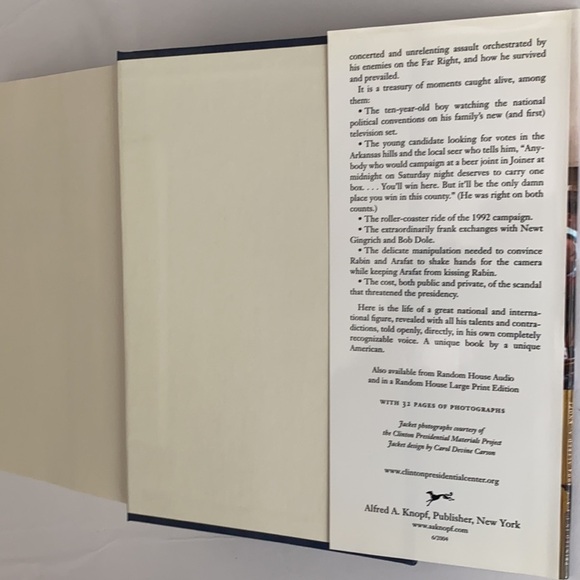 'My Life' Bill Clinton Hardcover Book w/ Dustcover - Picture 8 of 10